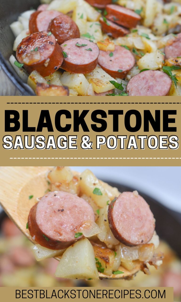 Easy Blackstone Sausage and Potatoes Best Blackstone Recipes