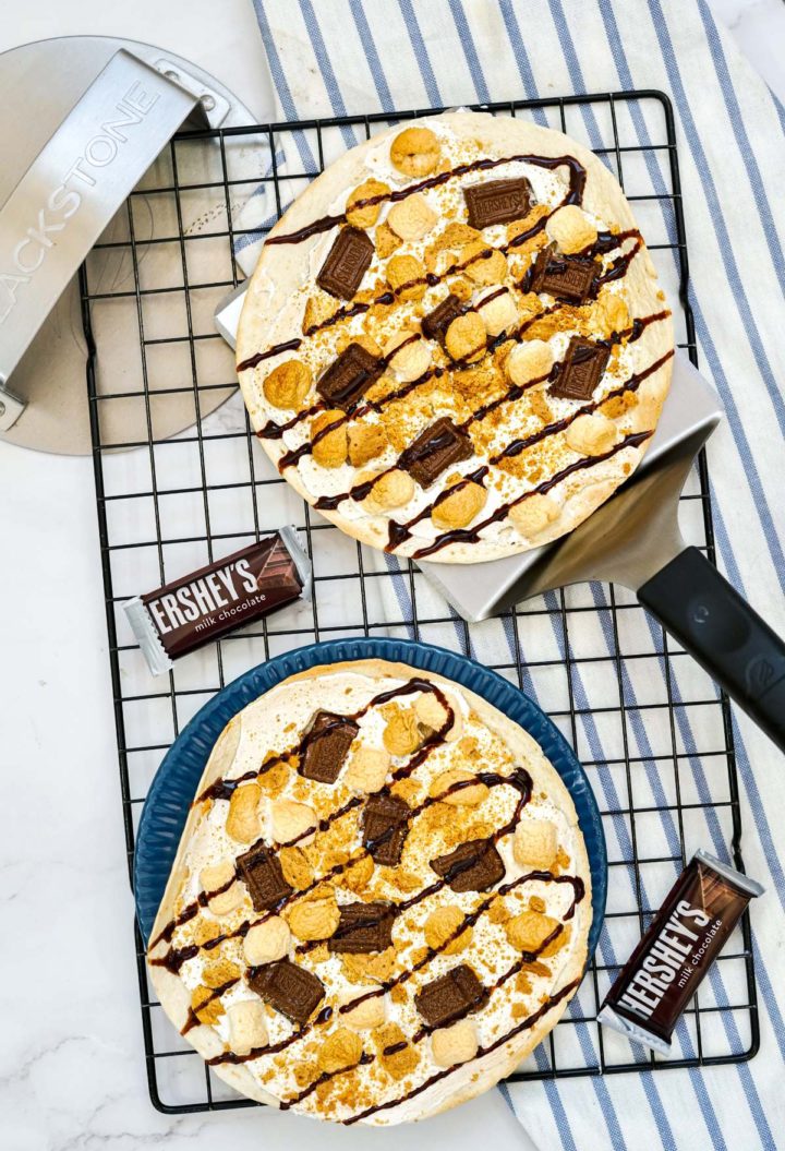 Blackstone S'mores Dessert Pizza Best Blackstone Recipes