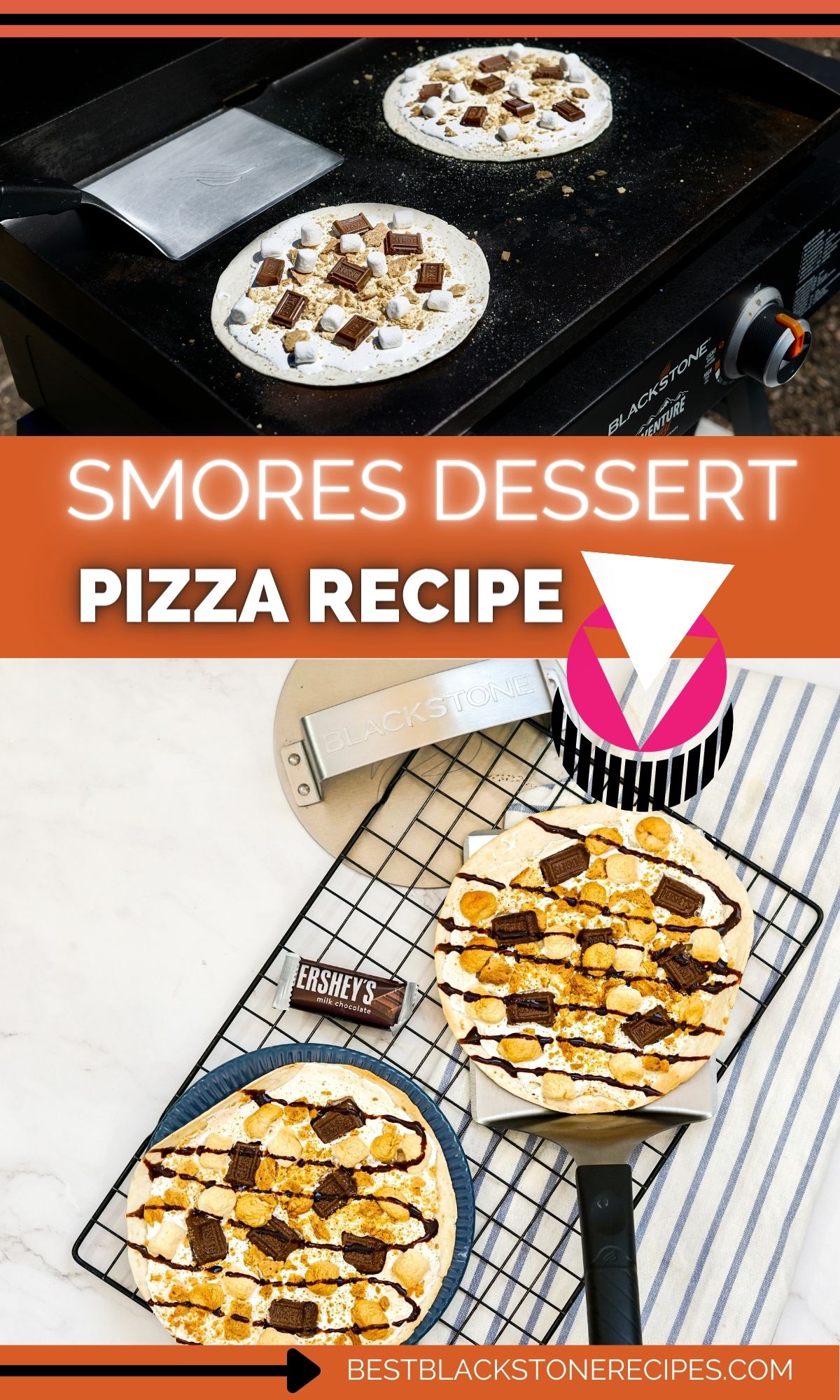 Custom DIY S'mores Dessert Pizza Making Kit