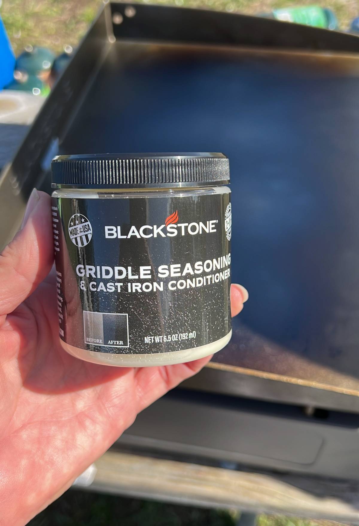 blackstone griddle seasoning