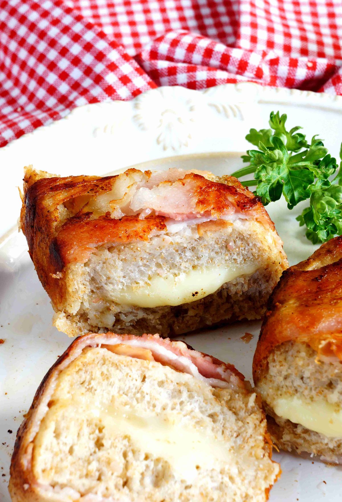 Blackstone Bacon Wrapped Grilled Cheese Sandwich