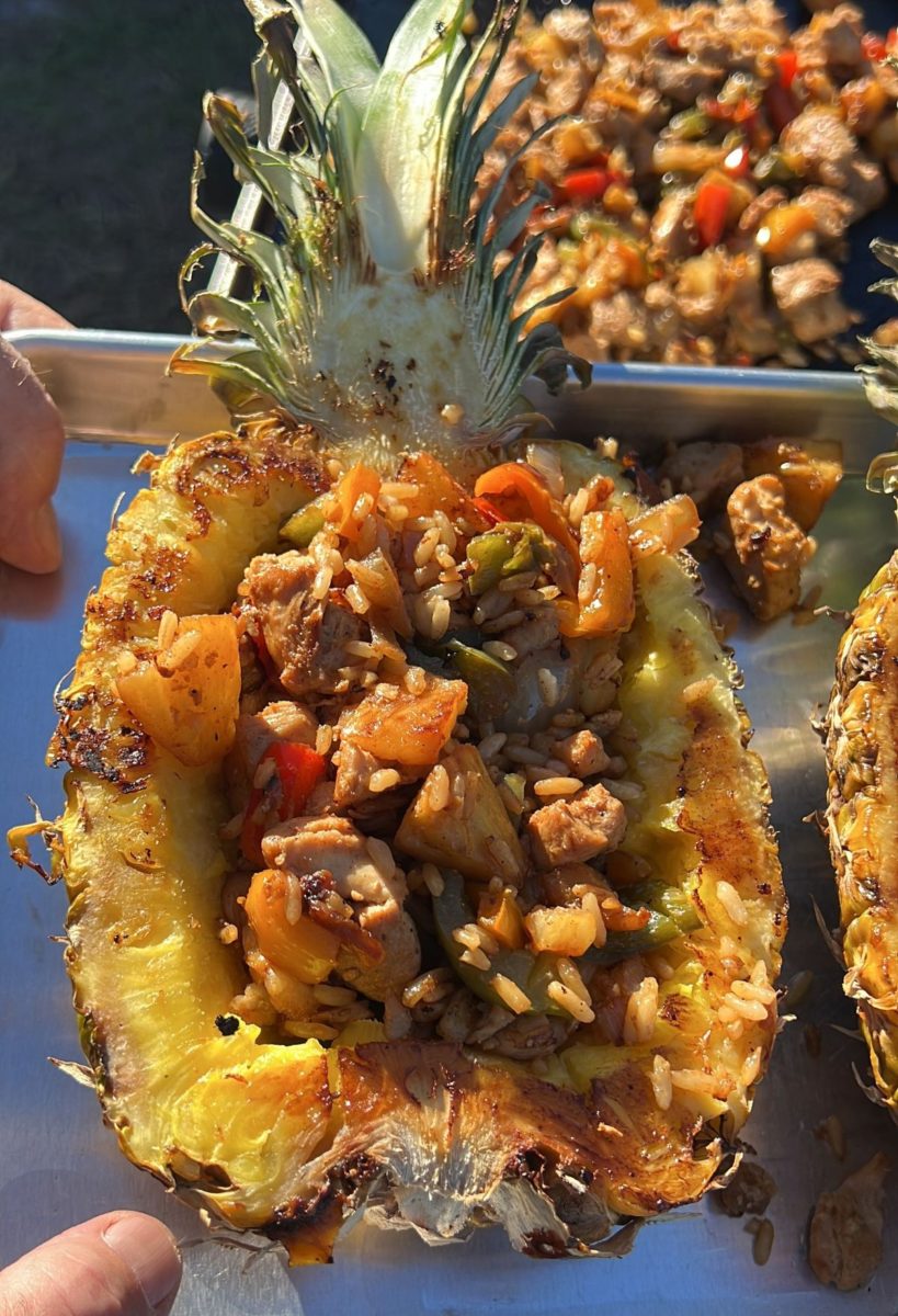 Blackstone Pineapple Chicken Fried rice Best Blackstone Recipes