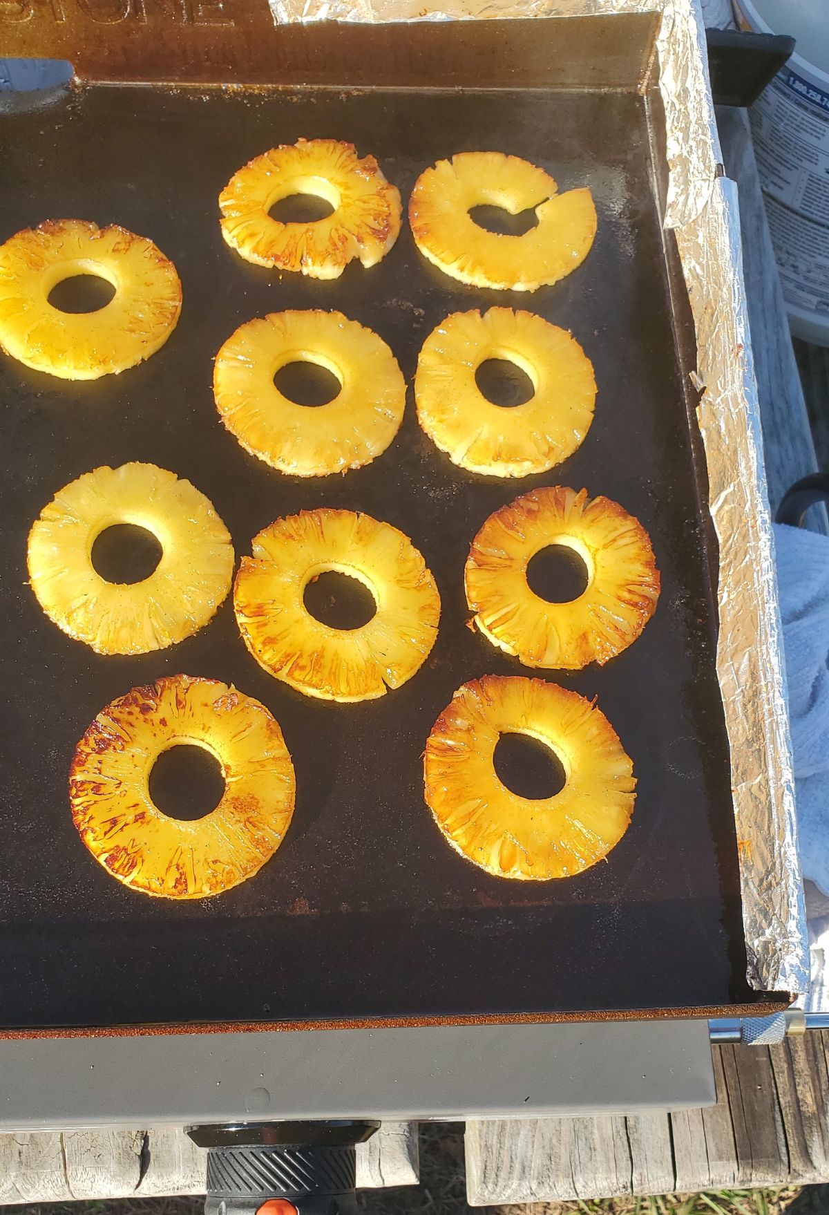 blackstone grilled fireball pineapples