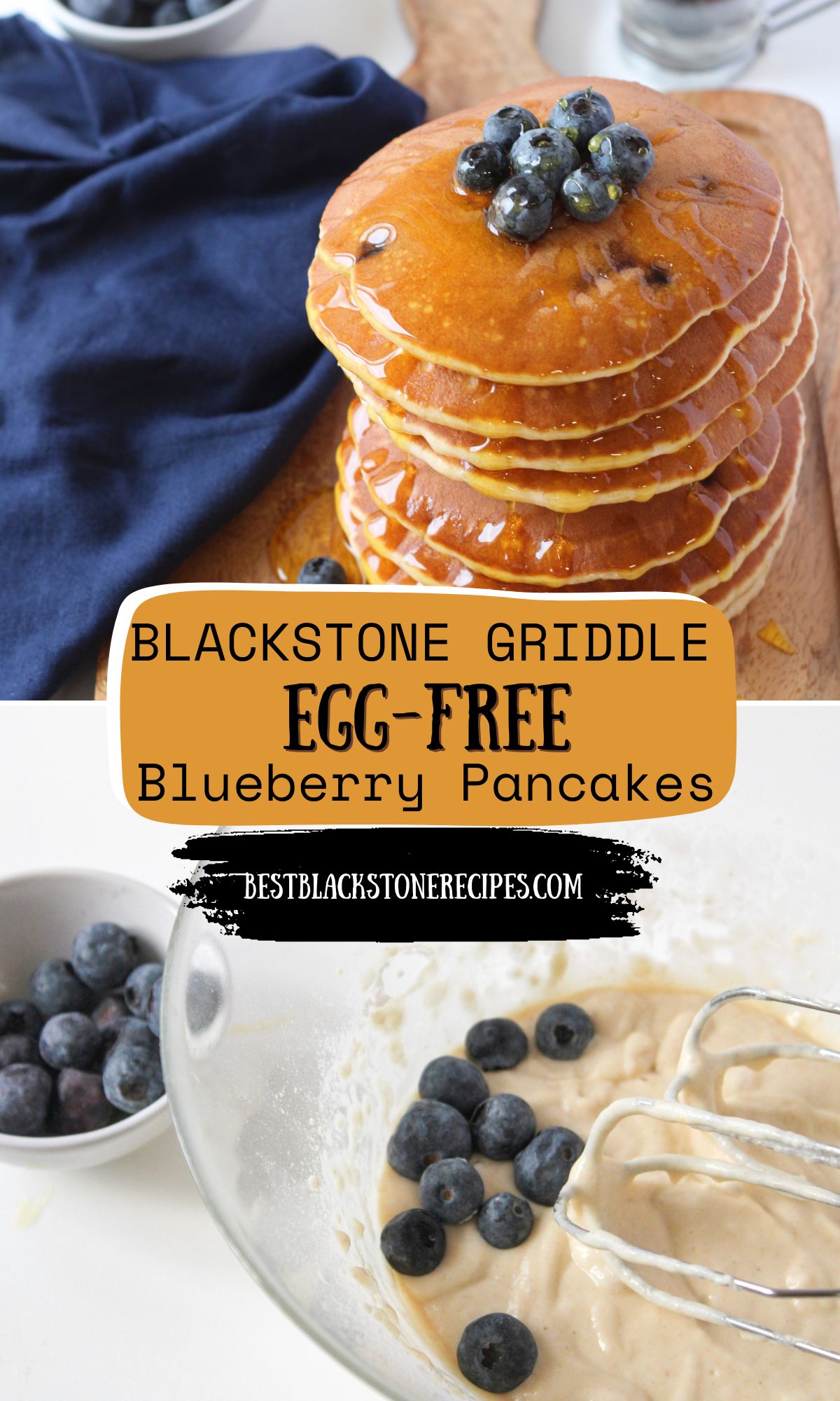 blackstone egg free blueberry pancakes