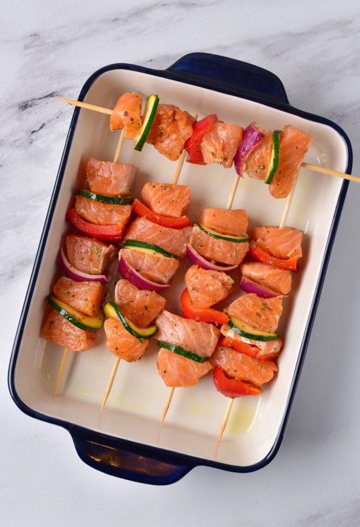 Best Grilled Blackstone Salmon Kabobs Best Blackstone Recipes