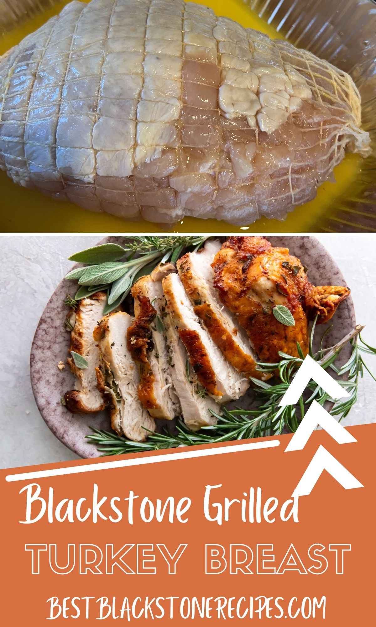 Blackstone grilled turkey breast.