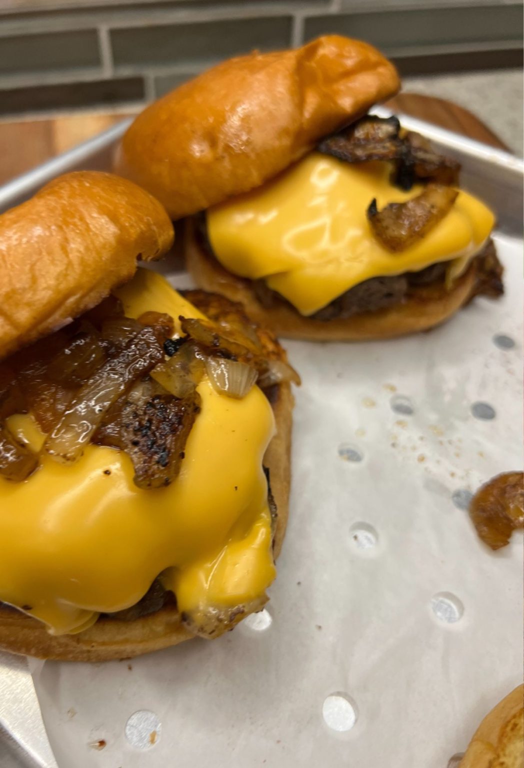 Blackstone Oklahoma Fried Onion Burger | Best Blackstone Recipes