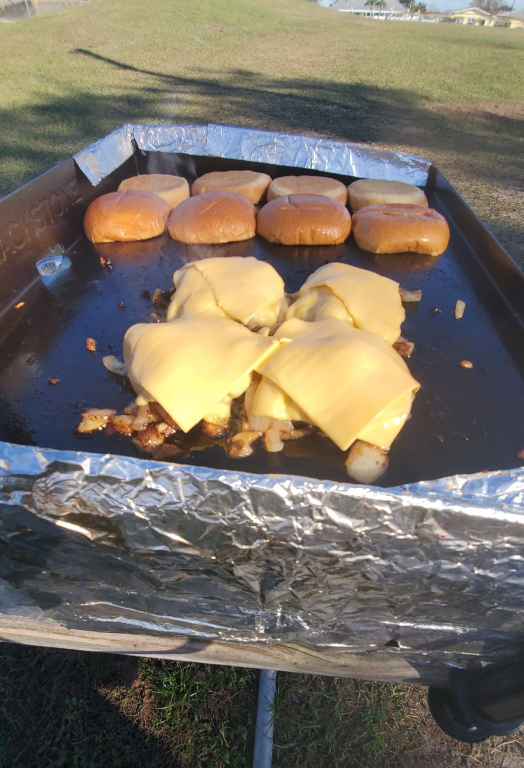 Blackstone Oklahoma Fried Onion Burger | Best Blackstone Recipes