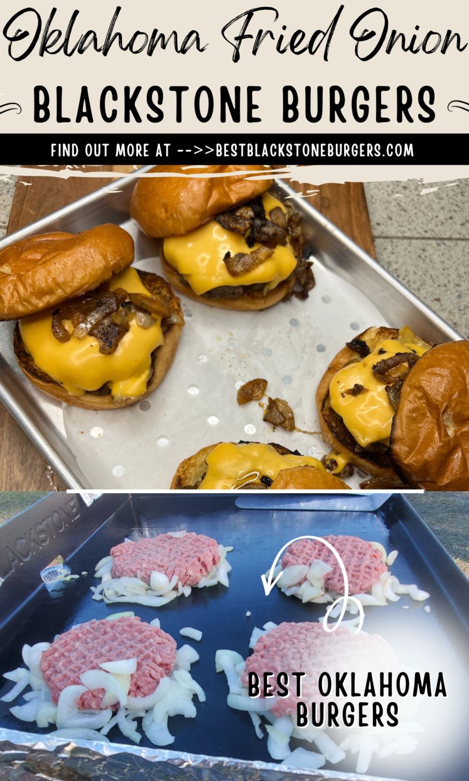 Blackstone Oklahoma Fried Onion Burger | Best Blackstone Recipes