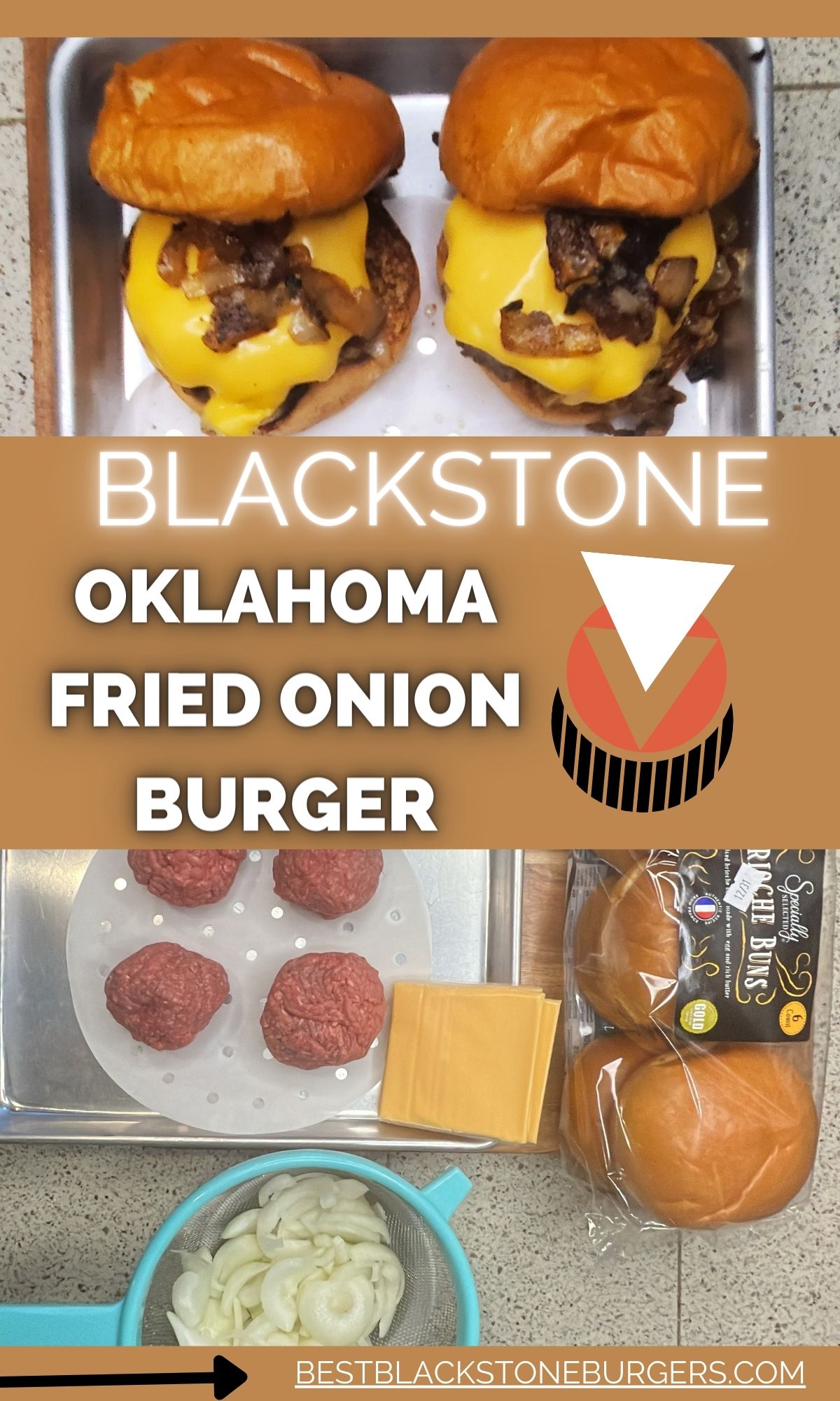 Blackstone oklahoma fried onion burger.