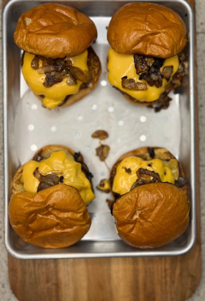 Blackstone Oklahoma Fried Onion Burger | Best Blackstone Recipes