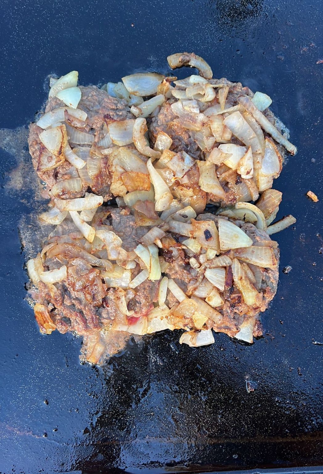 Blackstone Oklahoma Fried Onion Burger | Best Blackstone Recipes