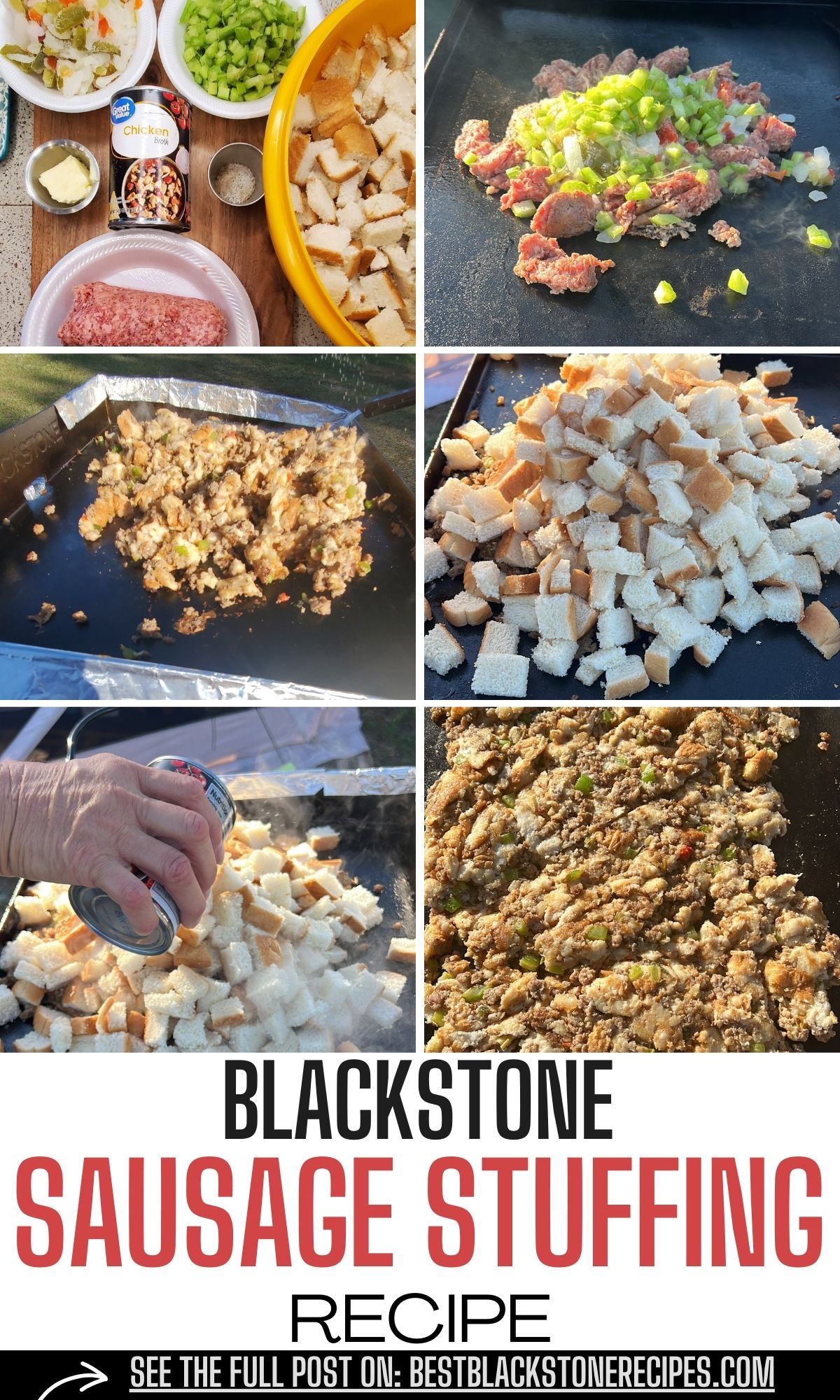 Blackstone sausage stuffing recipe.