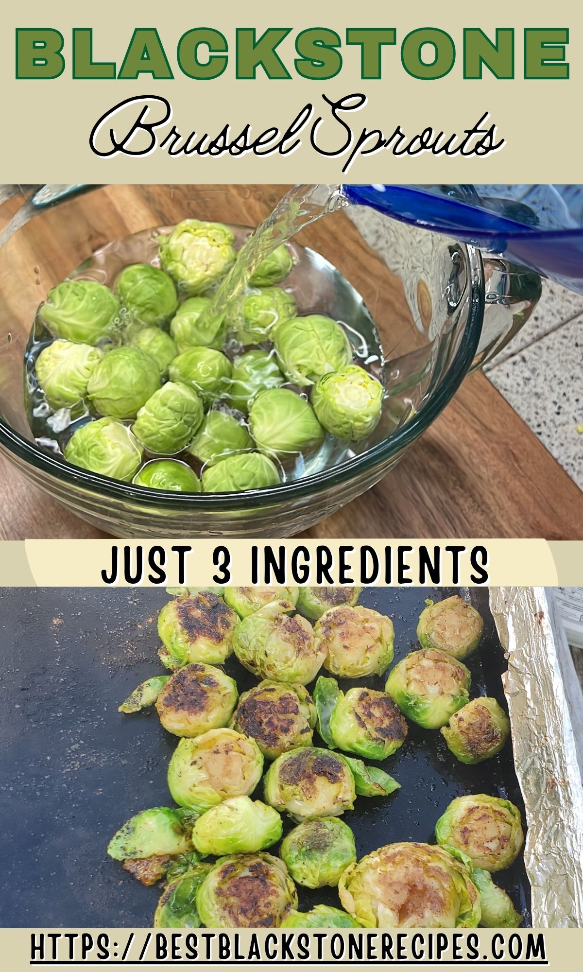 Outback Blackstone Brussels sprouts just 3 ingredients.