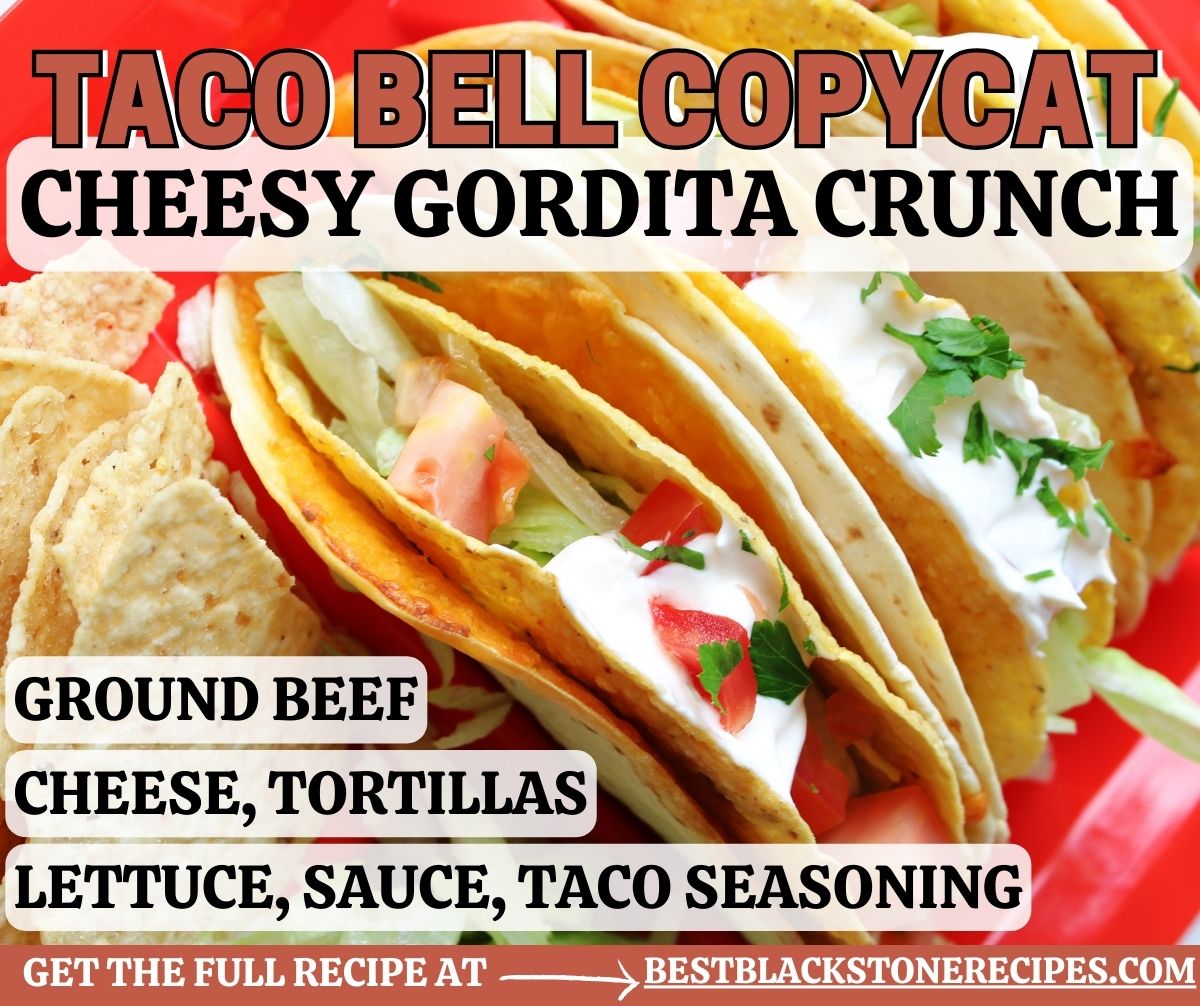 Taco bell copycat cheesy gordita crunch.
